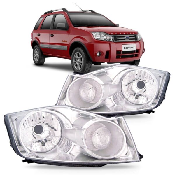 Par Farol Ecosport 2008 2009 2010 2011 2012 Cromado