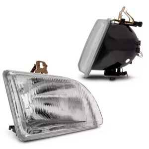 Kit Farol Fiesta 93 94 95 96 Espanhol Antigo Com Sinaleiras Direito/passageiro