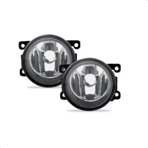 Kit Combo C3 Black 03 A 12 Par Farol Mascara Negra E Milha Direito E Esquerdo