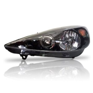 Par Farol Peugeot 207 2009 10 11 2012 13 14 15 Mascara Negra Direito E Esquerdo