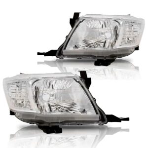 Par Farol Hilux Sr Srv 2012 2013 2014 Cromado Direito E Esquerdo