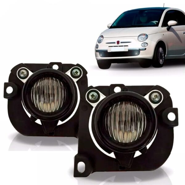 Par Farol Milha Para Fiat 500 Cinquecento Ano 2009 10 11 12