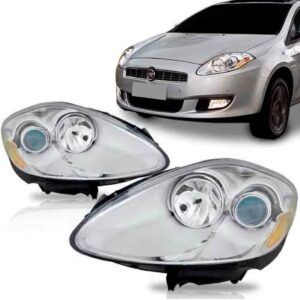 Par Farol Para Fiat Bravo 2010 2011 2012 2013 Marca Direito E Esquerdo