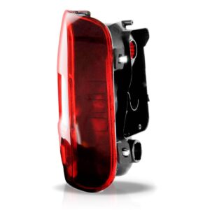 Par Sinaleira Traseira Saveiro Gv G5 2011 2012 2013 Bicolor Vermelho