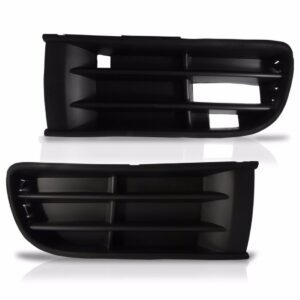 Par Moldura Grade Parachoque Polo 2003 A 2006 Sem Furo Milha Preto