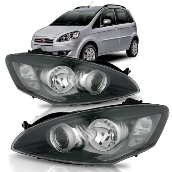 Par Farol Idea 2011 2012 2013 2014 2015 Mascara Negra Direito E Esquerdo