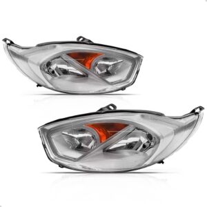 Par Farol Fiesta 2010 2011 2012 2013 Mascara Cromada. Direito E Esquerdo