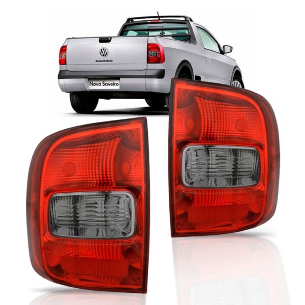 Par Sinaleira Traseira Saveiro G5 10 11 12 13 14 15 16 Fumê