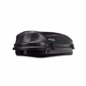 Rack Aluminio Cruze Hatch Gm Preto + Baú 510 Litros Preto Preto