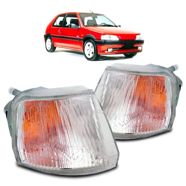Par Sinaleira Seta Peugeot 106 1996 1997 1998 1999  Cristal