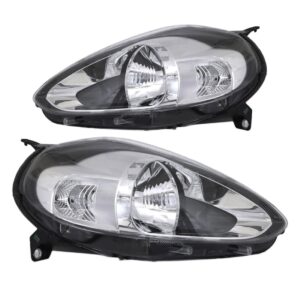 Par Farol Fiat Punto Máscara Cromada 2012 2013 2014