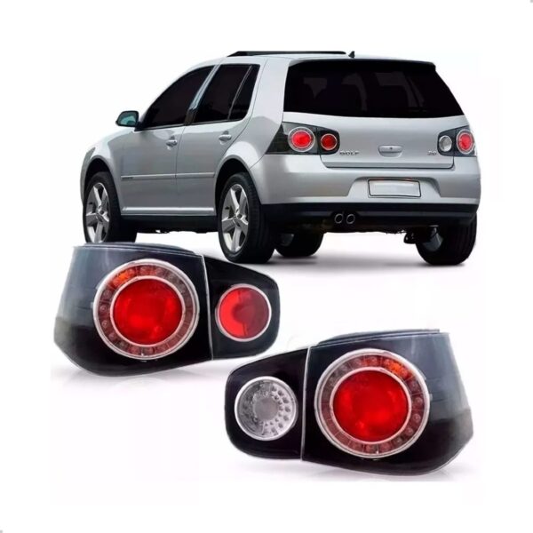 Jogo Sinaleira Golf 07 08 09 10 11 12 Gti Fumê Canto E Tampa Ambos Lados Lisa