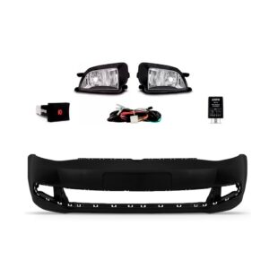Envolvente Gol Voyage G6 + Kit Farol De Milha Completo Novo Preto