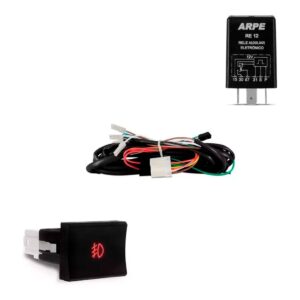 Envolvente Gol Voyage G6 + Kit Farol De Milha Completo Novo Preto