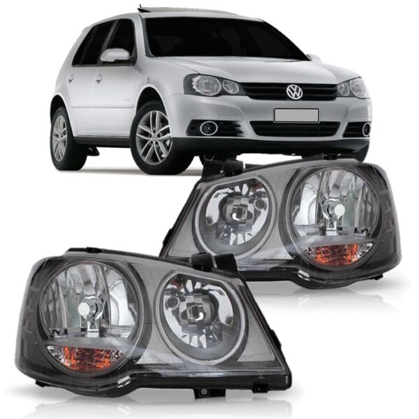 Farol Golf 2007 2008 2009 2010 2011 Cromomix Cinza Par