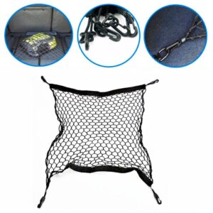 Kit Jeep Renegade 2015 Travessas Preta + Rede Porta Malas