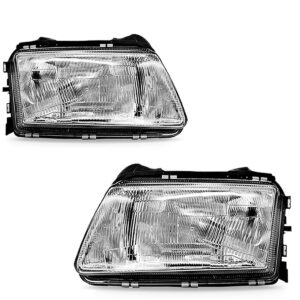Par Farol Farol Audi A4 1994 1995 96 97 98 99 Foco Simples Direito E Esquerdo