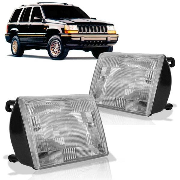 Par Farol Grand Cherokee Limited Laredo 93 94 95 96 97 Direito E Esquerdo