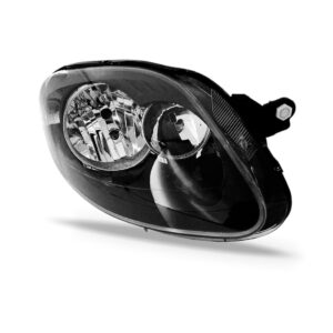 Par Farol Palio 2012 2013 2014 2015 Foco Duplo Mascara Negra Direito E Esquerdo