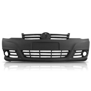 Parachoque Dianteiro Golf 2008 A 2013 + Kit Farol Milha Novo Preto