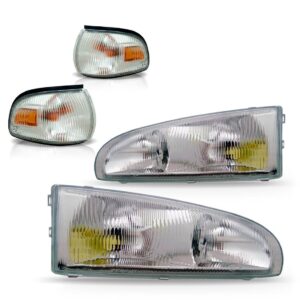 Kit Farol H100 1997 A 2000 Completo C/piscas Novos Direito E Esquerdo