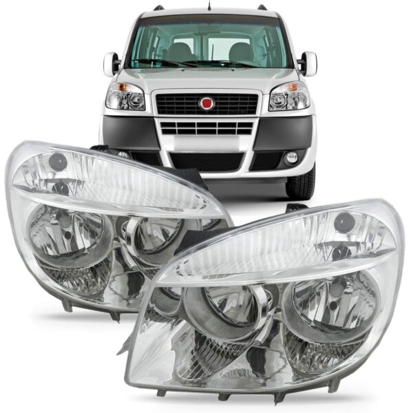 Par Farol Doblo Elx 2010 2011 2012 2013 2014 2015 Fiat Direito E Esquerdo