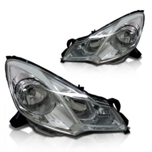 Par Farol Citroen C3 2013 2014 2015 2016 2017 Lente Lisa Direito E Esquerdo