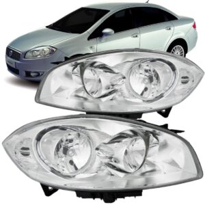 Par Farol Linea 2008 2009 2010 2011 2012 Cromado Direito E Esquerdo