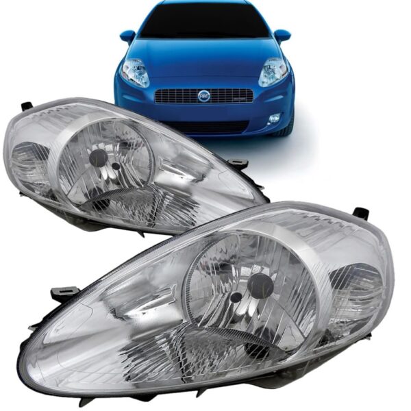 Par Farol Punto 2007 2008 2009 2010 2011 Cromado Direito E Esquerdo