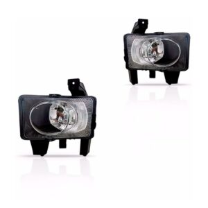 Par Farol Vectra Gt Máscara Negra 06 07 08 + Kit Farol Milha Direito E Esquerdo