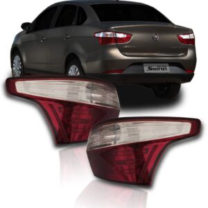 Par Sinaleira Grand Siena 2012 2013 2014 2015 2016 Bicolor Vermelho