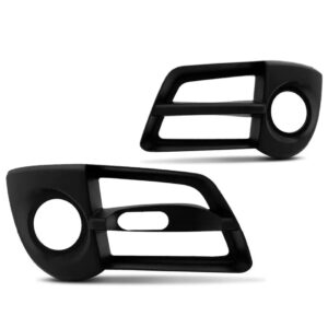 Par Grade Moldura Com Furo Farol Milha Montana 2013 2014 Preto