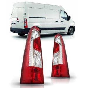 Par Sinaleira Traseira Master 2013 2014 2015 2016 Marca Vermelho