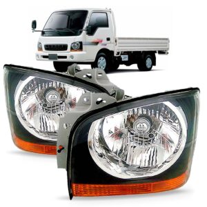 Par Farol Para Kia Bongo 2003 2004 2005 2006 Mascara Negra