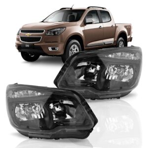 Par Farol S10 2012 2013 2014 2015 Mascara Negra