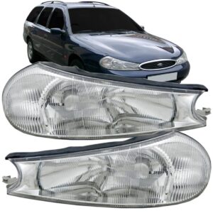 Par Farol Mondeo 1997 1998 1999 2000 2001 Cromado Direito E Esquerdo
