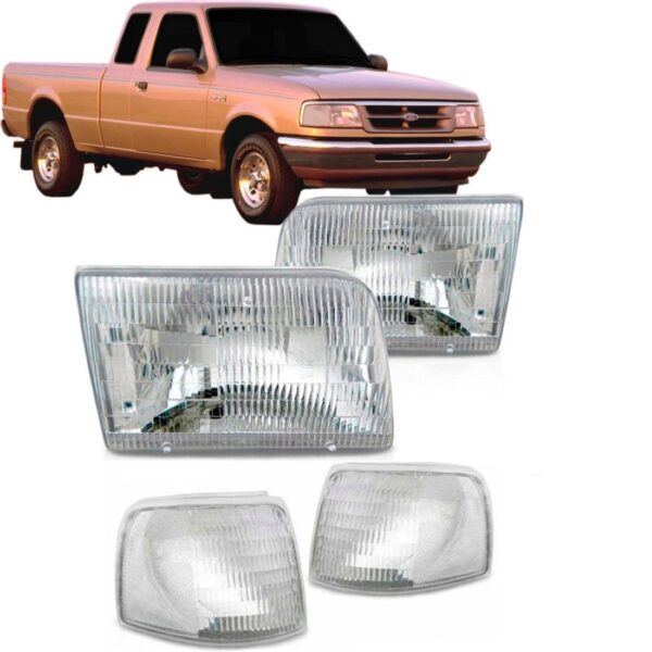 Jogo Farol Ranger 1994 A 1997 Com Piscas Cristais Direito E Esquerdo