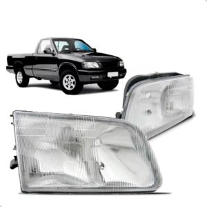 Par Farol S10 Blazer 95 96 97 98 99 2000 Acrilico Duplo Direito/esquerdo