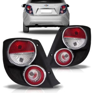 Par Lanterna Traseira  Sonic Hatch 2012 2013 2014 2015 Esquerdo E Direito