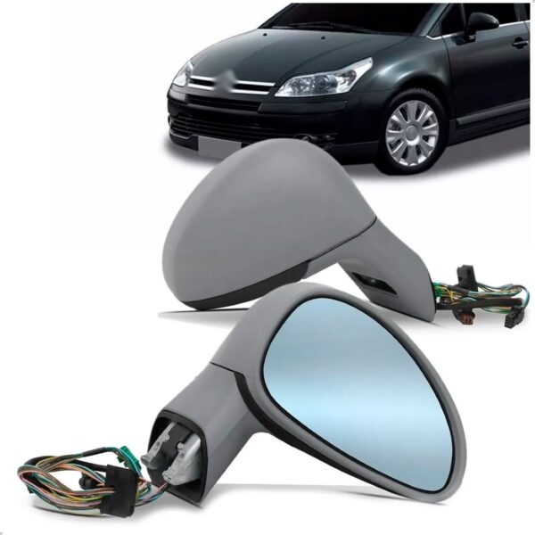 Par Retrovisor C4 Pallas 07 08 09 10 11 Retratil Eletrico