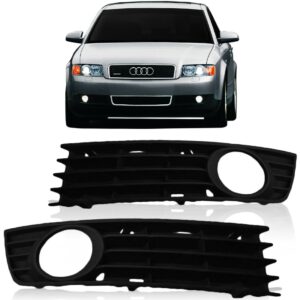 Par Tela Frontal Moldura Milha Audi A4 Ano 2002 2003 2004