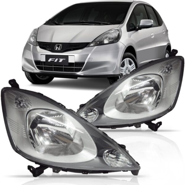 Par Farol Honda New Fit 2009 2010 2011 2012 Direito E Esquerdo