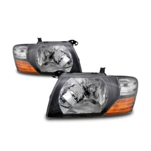 Par Farol Para Pajero Full 2000 2001 2002 2003 2004 Negro Direito E Esquerdo