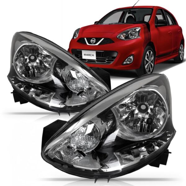 Par Farol Nissan March 2014 2015 2016