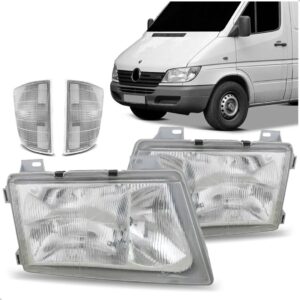 Farol Sprinter 1995 96 97 1998 Par Completo C/jogo De Piscas Direito E Esquerdo