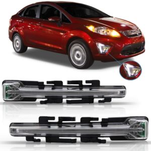 Par Farol De Milha Ford New Fiesta Mexicano 2011 12 2013 Led