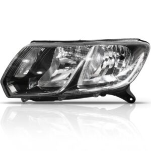 Par Farol Renault Sandero 2015 2016  Mascara Negra