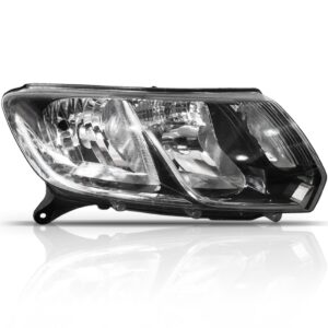 Par Farol Renault Sandero 2015 2016  Mascara Negra