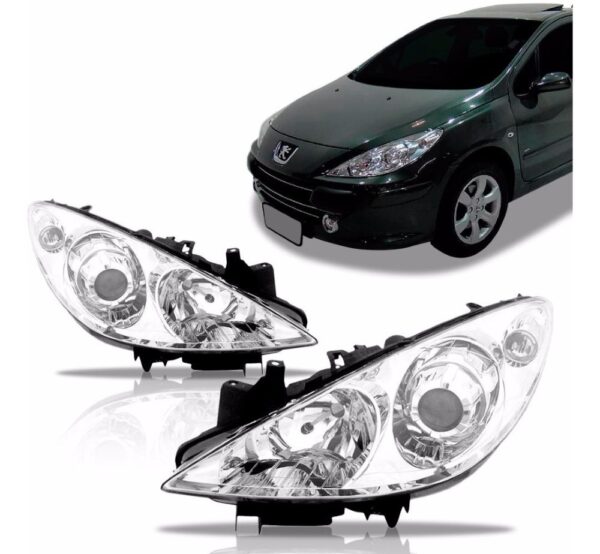 Par Farol Peugeot 307 2007 2008 2009 2010 2011 2012 2013 - Direito E Esquerdo