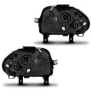 Par Farol Clio 2000 2001 2002 Foco Simples Renault Direito E Esquerdo
